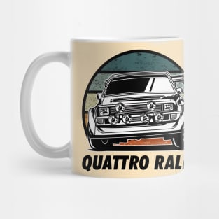 Quattro Rally Car Mug